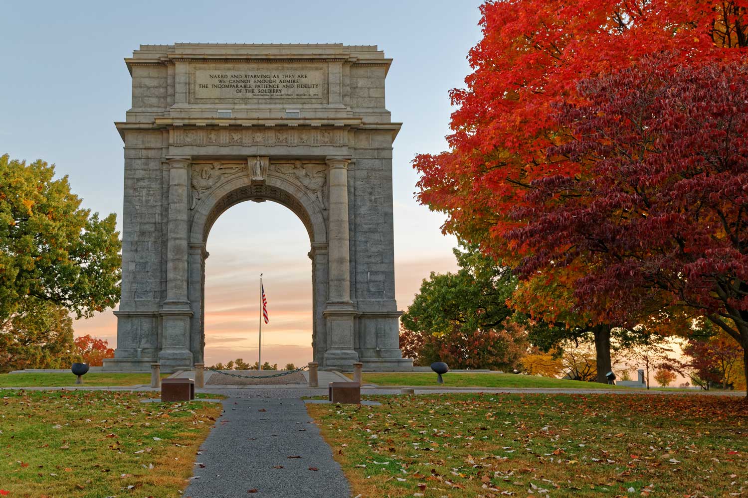 Memorial Arch at Valley Forge | Forge Wealth Management